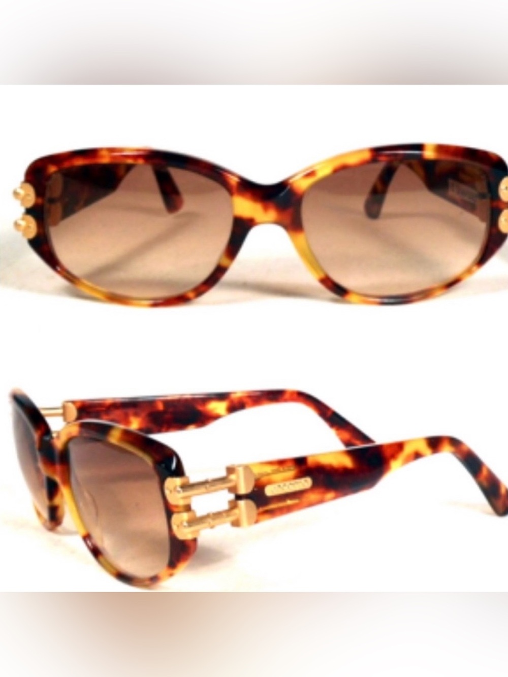 Vintage Jacomo France Designer Tortoiseshell Sunglasses, Deadstock,‎ New